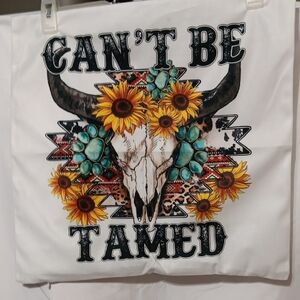 Sunflower Skull Wall Art Decor